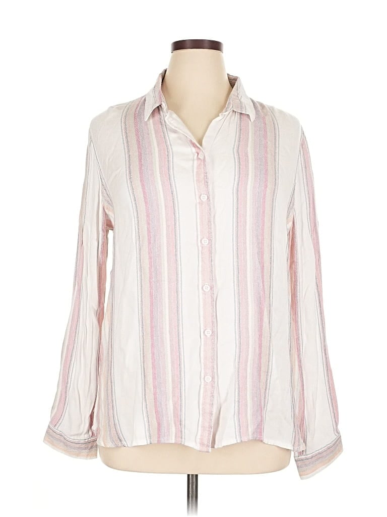 Beachlunchlounge Long Sleeve Blouse In White