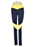 Unbranded 100% Polyester Color Block Yellow Blue Active Pants Size S - photo 2