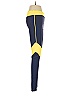 Unbranded 100% Polyester Color Block Yellow Blue Active Pants Size S - photo 4