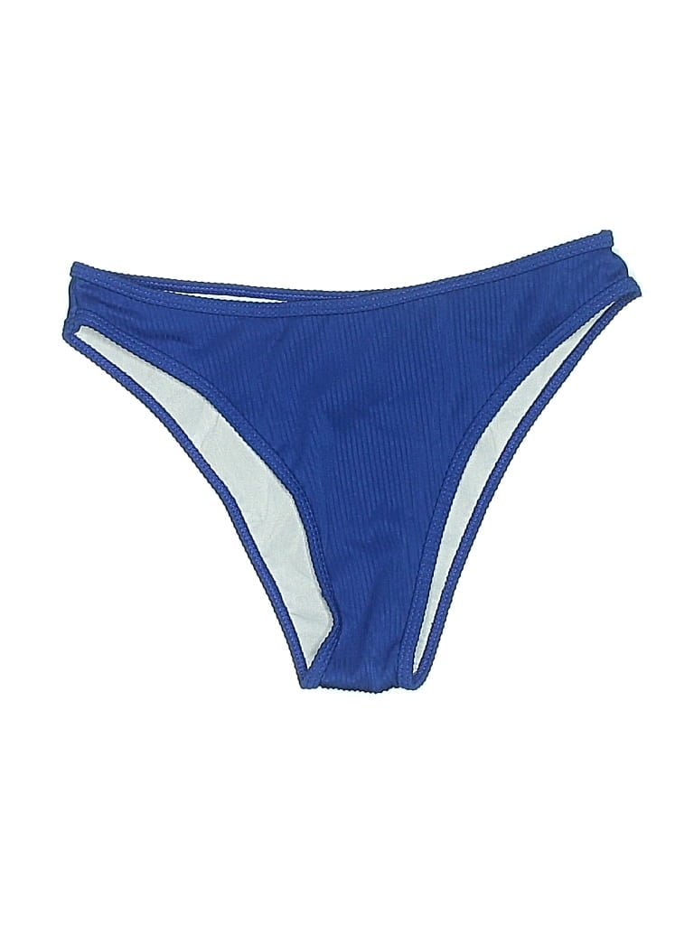 Pre-owned Zaful Swimsuit Bottoms In Blue