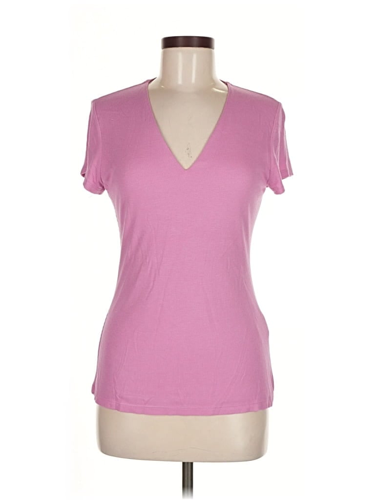 Pre-owned Inc International Concepts Short Sleeve T-shirt In Pink