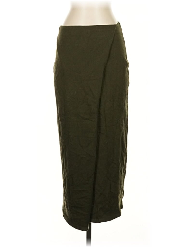 Pre-owned Mng Casual Skirt In Green