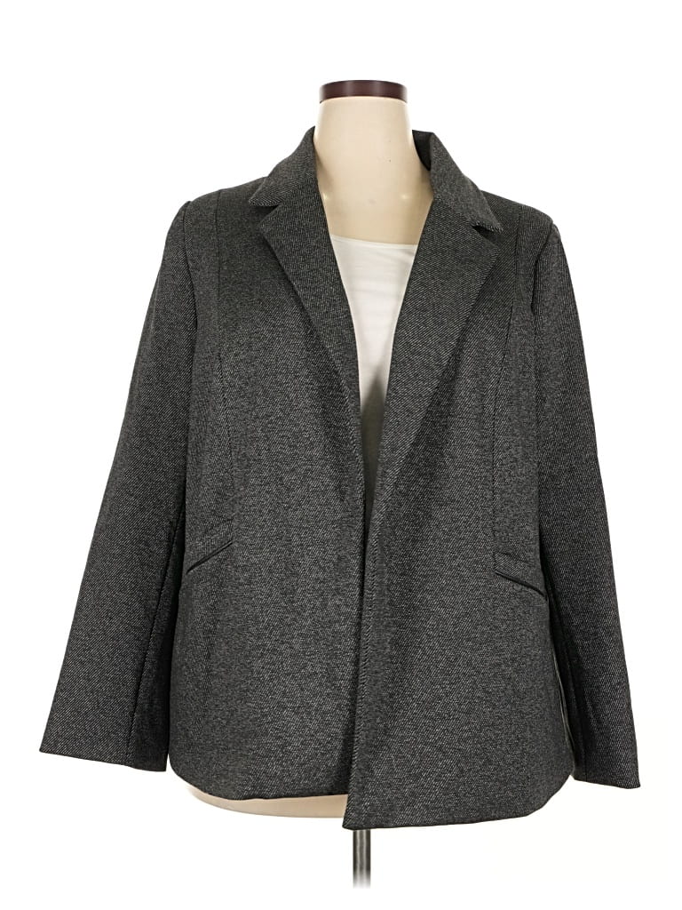 Pre-owned Skies Are Blue Blazer Jacket In Gray