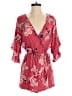 Angie 100% Rayon Paisley Red Romper Size S - photo 1