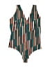 True Stripes Teal One Piece Swimsuit Size XL - photo 1