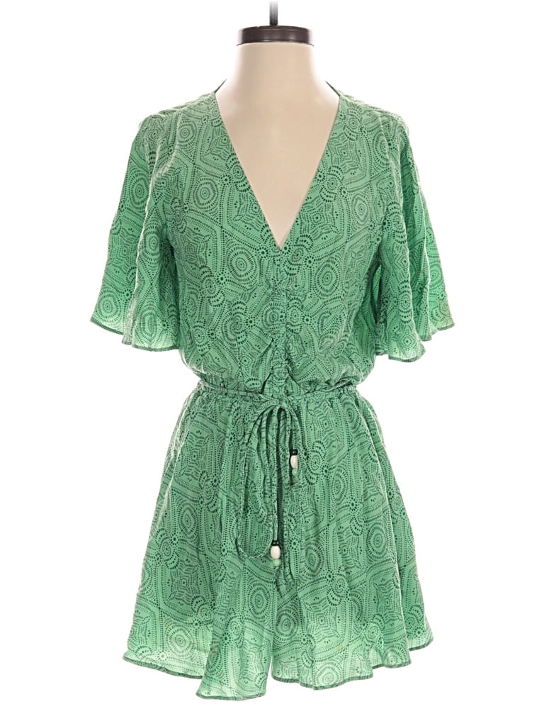 Pre-owned Maje Romper In Green