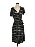 Max Studio Print Black Casual Dress Size S - photo 1