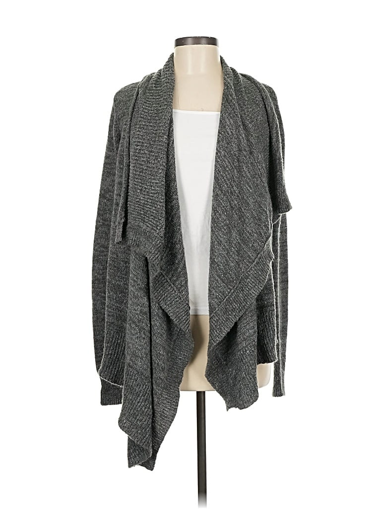 Pre-owned Abercrombie & Fitch Cardigan Sweater In Gray