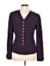 Dana Buchman 100% Silk Purple Silk Blazer Size 13 - photo 1