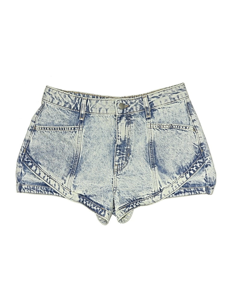 Pre-owned Fashion Nova Denim Shorts In Blue