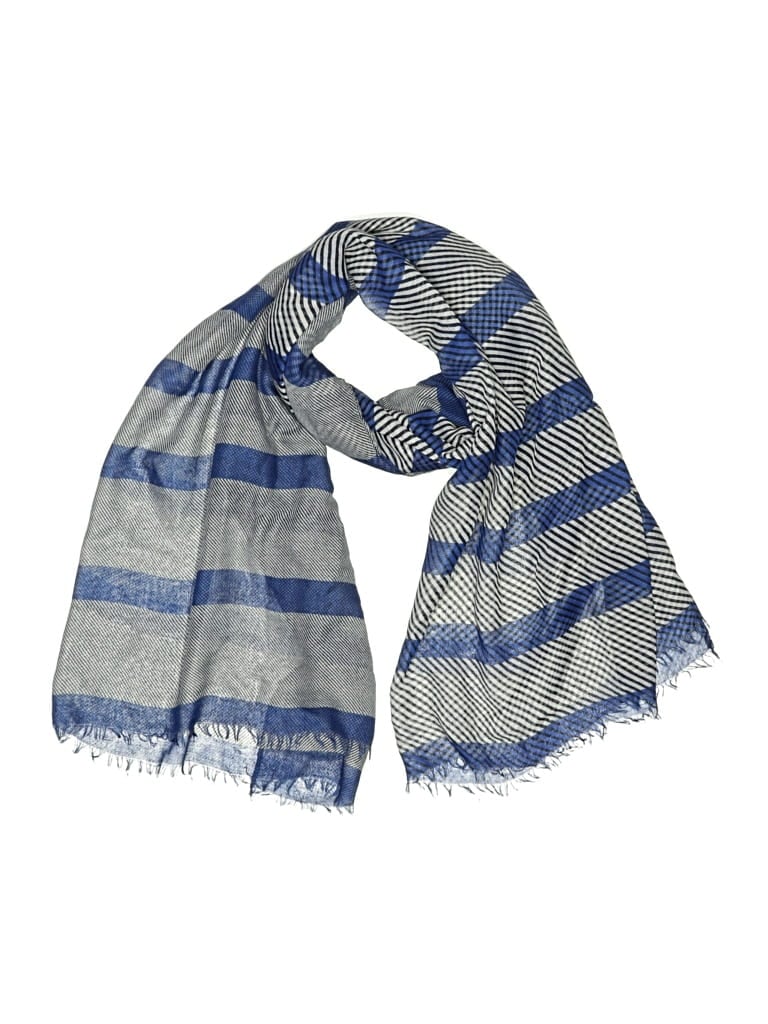 Pre-owned Unbranded Scarf In Blue