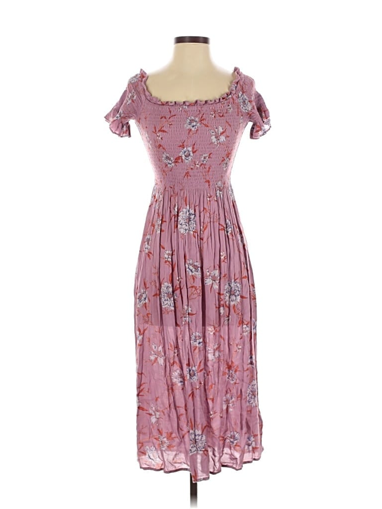Pre-owned Kimchi Blue Casual Dress In Pink