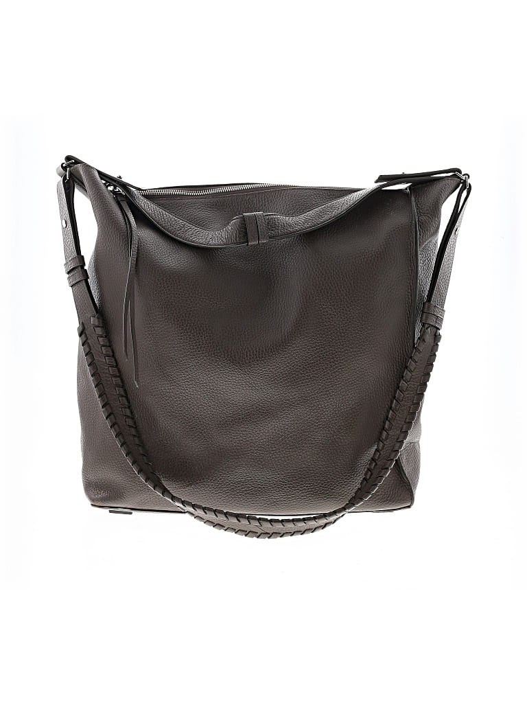 Pre-owned Allsaints Leather Satchel In Brown