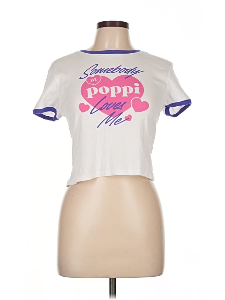 Pre-owned Assorted Brands Short Sleeve T-shirt In White