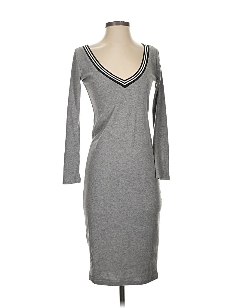 Pre-owned Unbranded Casual Dress In Gray