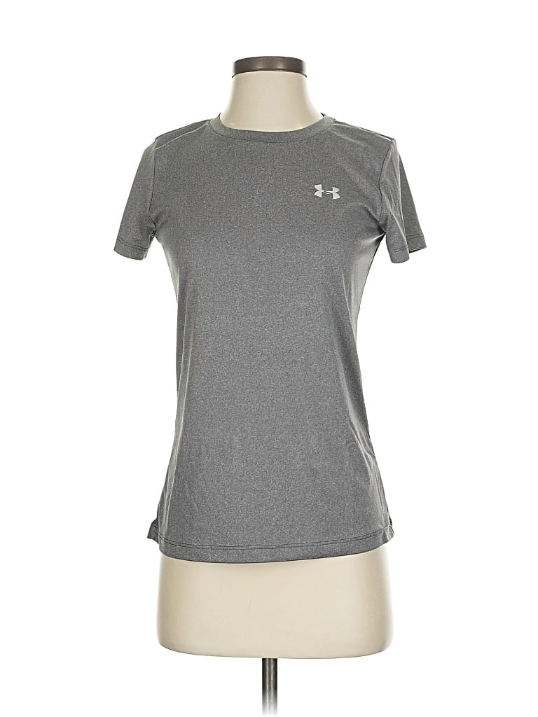 Pre-owned Under Armour Active T-shirt In Gray