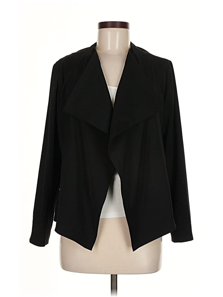 Pre-owned Tahari Blazer Jacket In Black