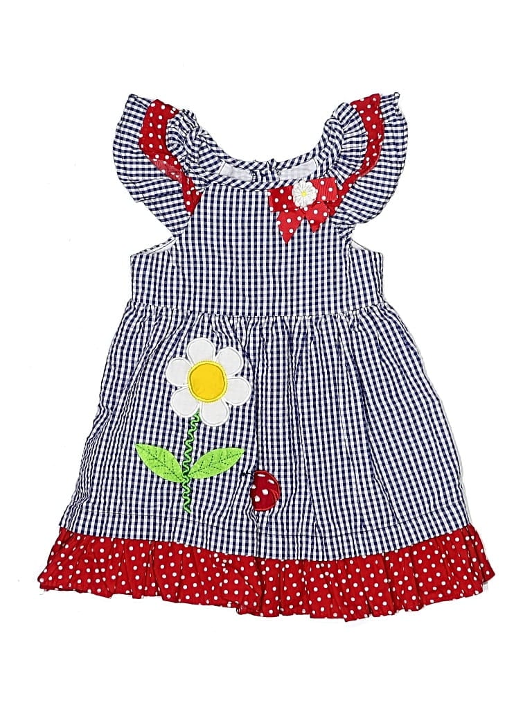 Pre-owned Rare Editions Kids' Dress In Blue