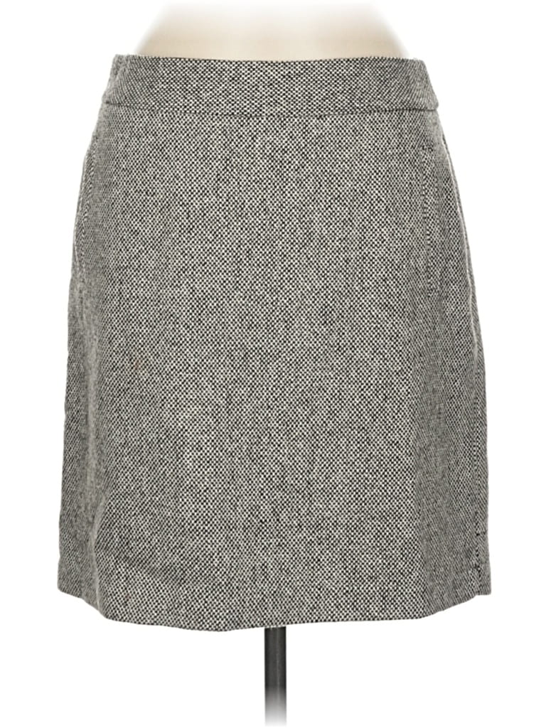 Pre-owned Banana Republic Wool Skirt In Gray