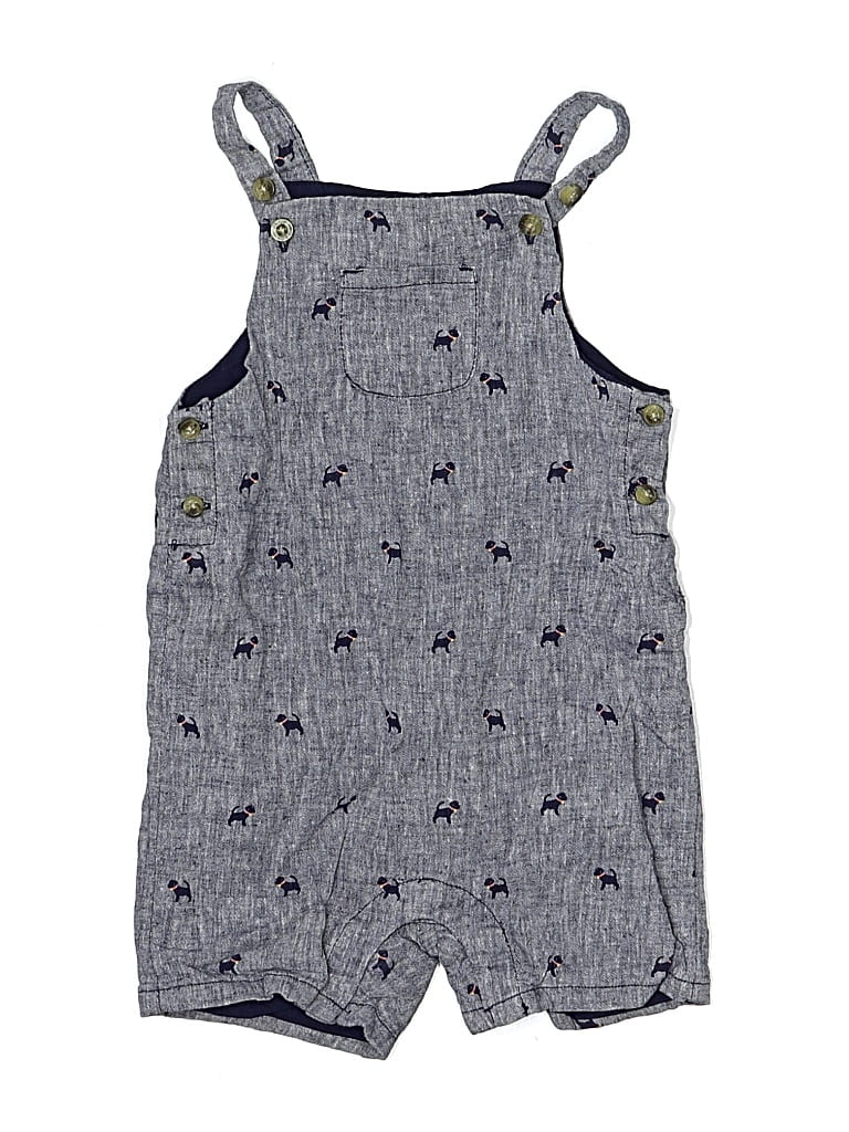 Pre-owned Janie And Jack Kids' Short Sleeve Outfit In Blue