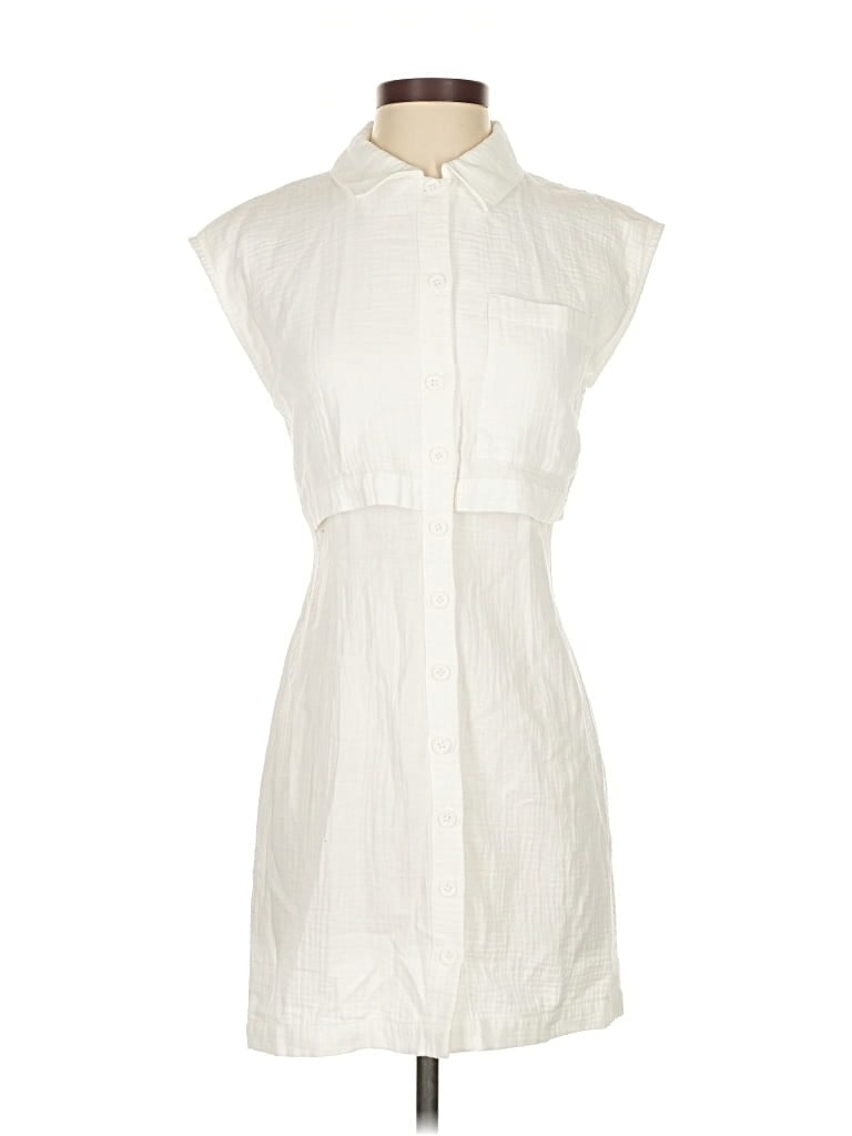 Pre-owned Monrow Casual Dress In White