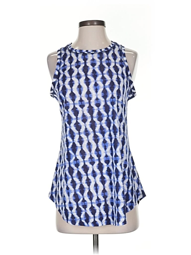 Pre-owned Athleta Sleeveless Blouse In Blue