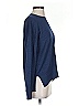 Theory 100% Merino Wool Solid Blue Wool Pullover Sweater Size P (petite) - photo 4