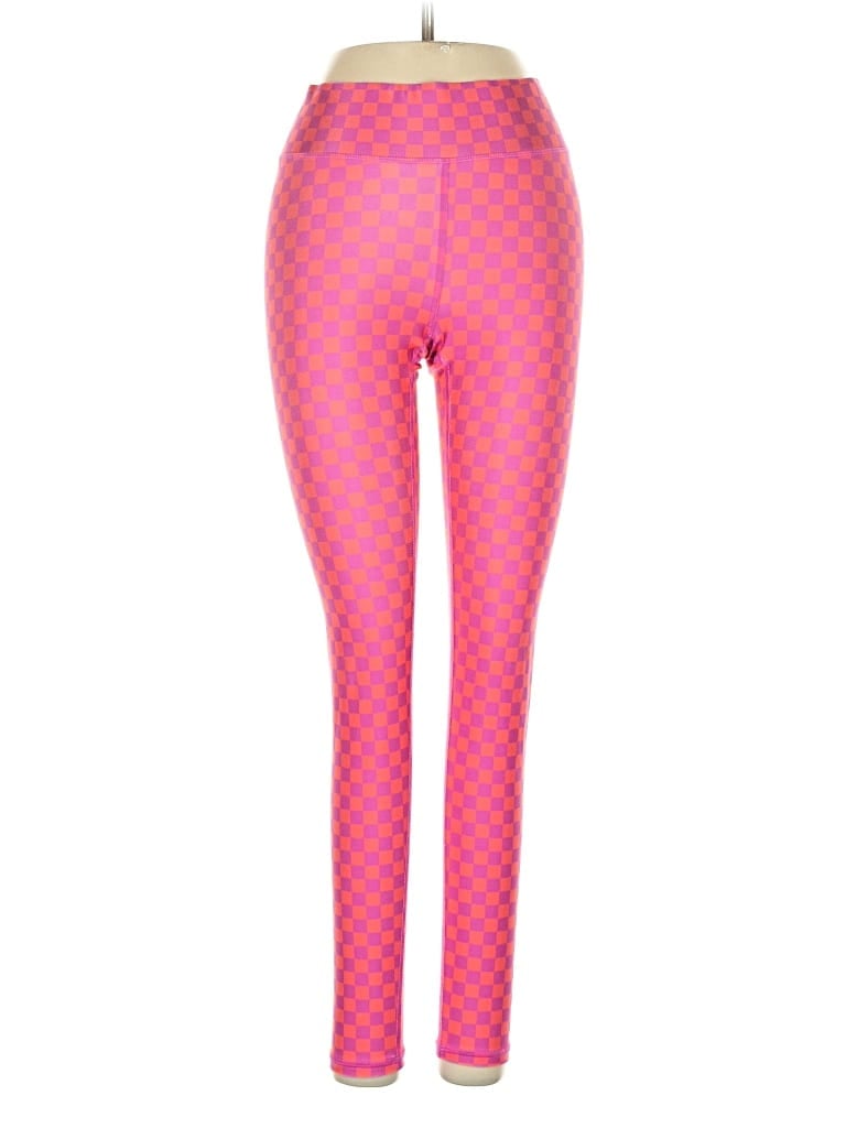 Pre-owned Terez Leggings In Pink