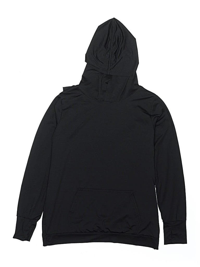 Pre-owned Runway Kids' Pullover Hoodie In Black
