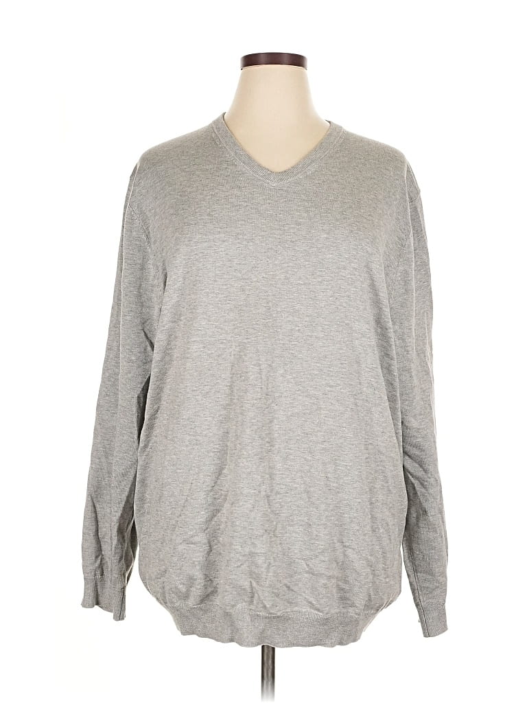 Pre-owned Brooks Brothers Pullover Sweater In Silver