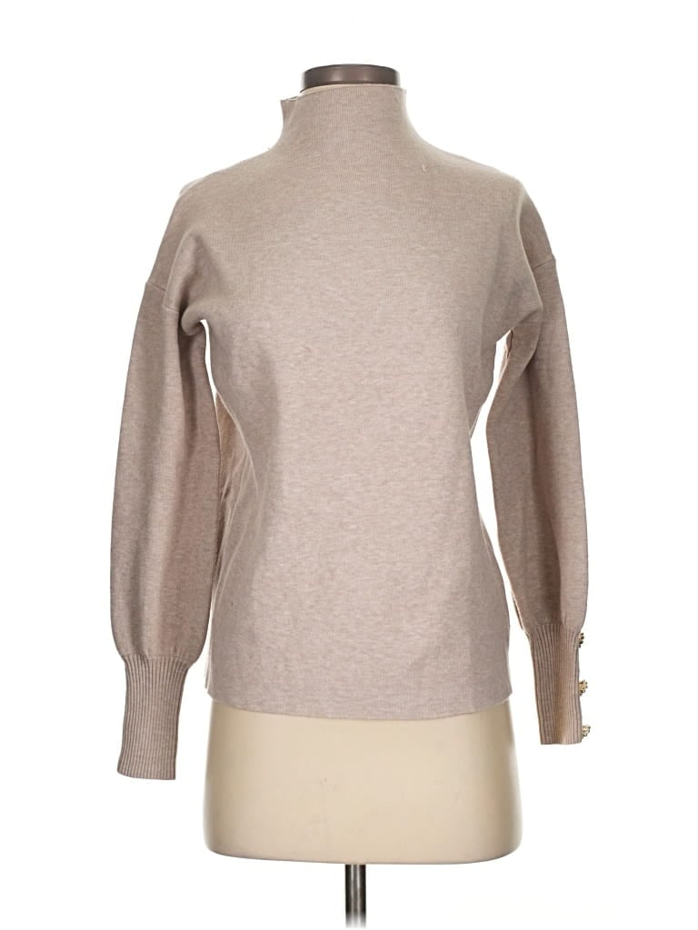 Pre-owned Tahari Turtleneck Sweater In Brown