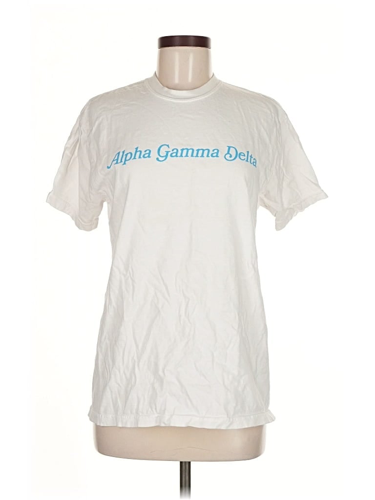 Pre-owned Comfort Colors Short Sleeve T-shirt In White