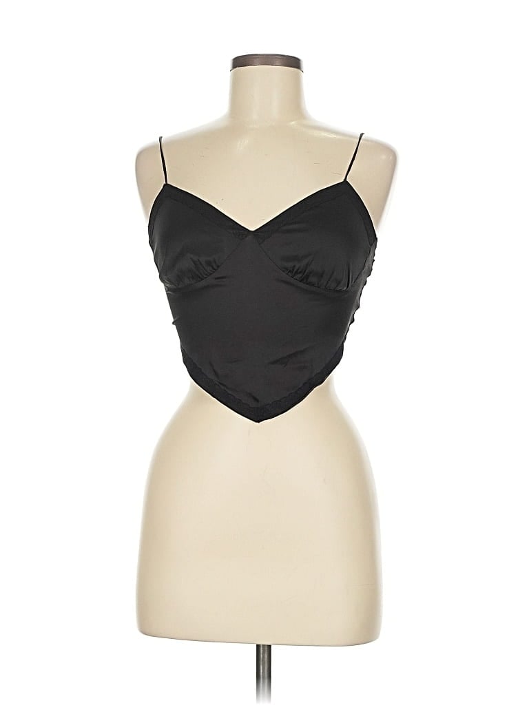 Pre-owned Cotton Candy La Sleeveless Blouse In Black