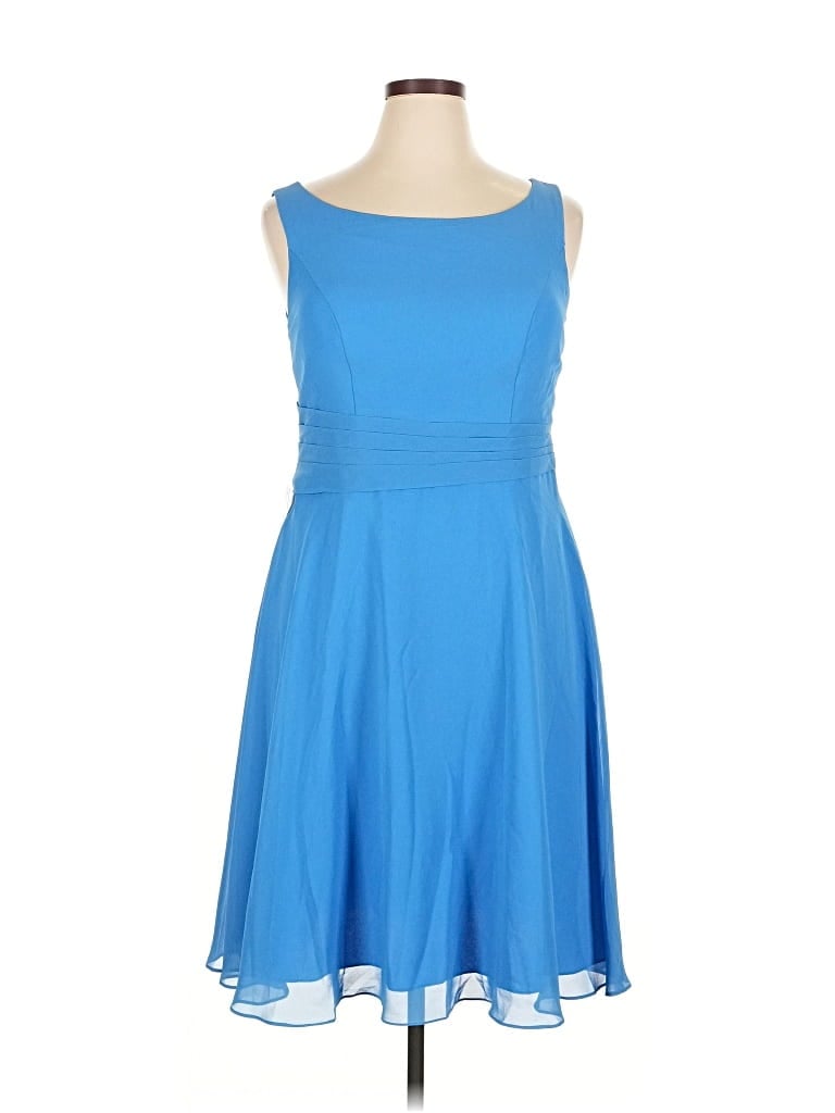 Azazie Casual Dress In Blue