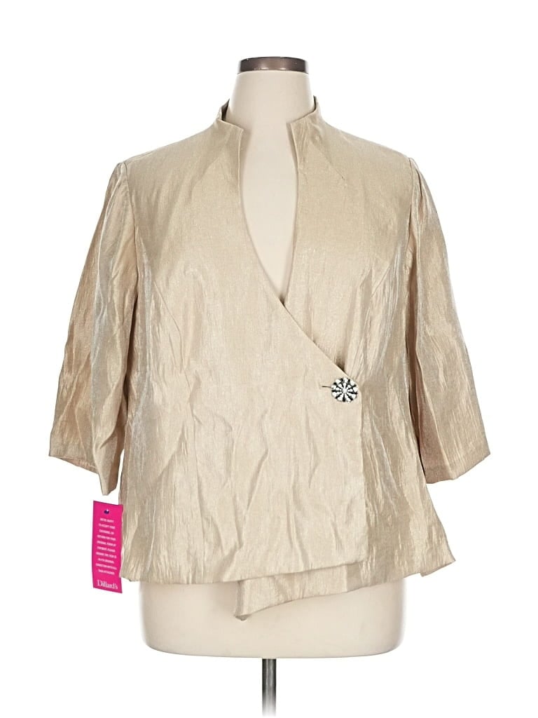 Alex Evenings Jacket In Gold