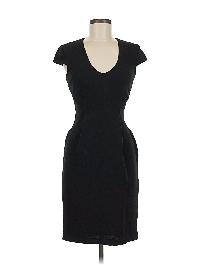 Pre-owned H&m Cocktail Dress In Black