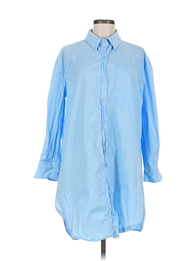 Pre-owned English Factory Casual Dress In Blue