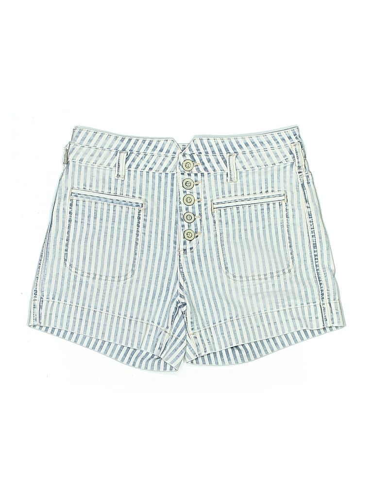 Pre-owned Pilcro By Anthropologie Denim Shorts In Blue