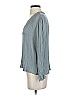 Vince. 100% Polyester Gray Long Sleeve Blouse Size XXS - photo 5