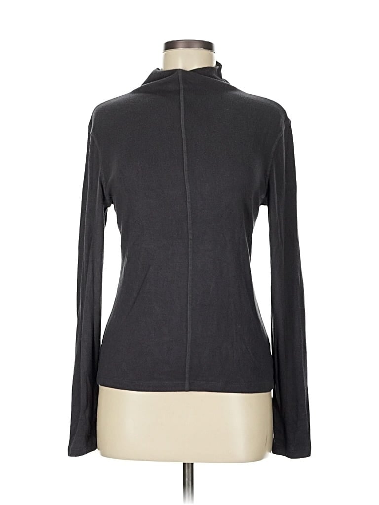 Pre-owned Sanctuary Long Sleeve Turtleneck In Gray