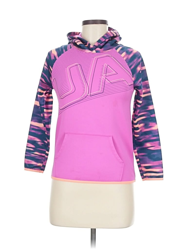 Pre-owned Under Armour Sweatshirt In Pink