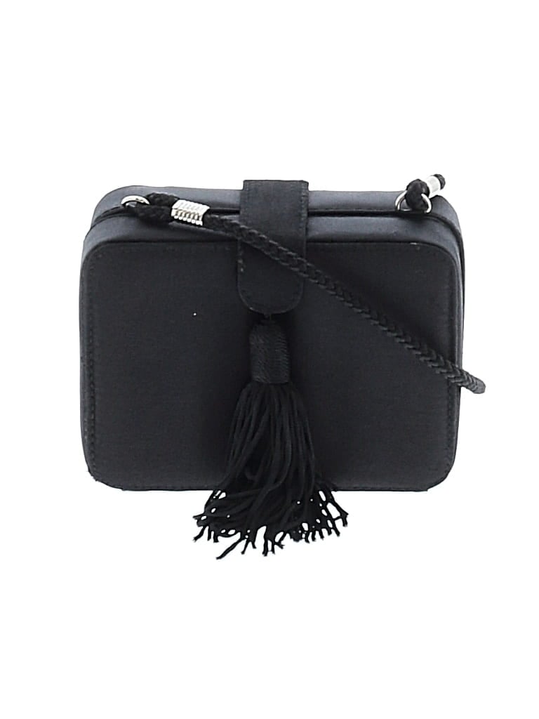 Pre-owned Jessica Mcclintock Crossbody Bag In Black