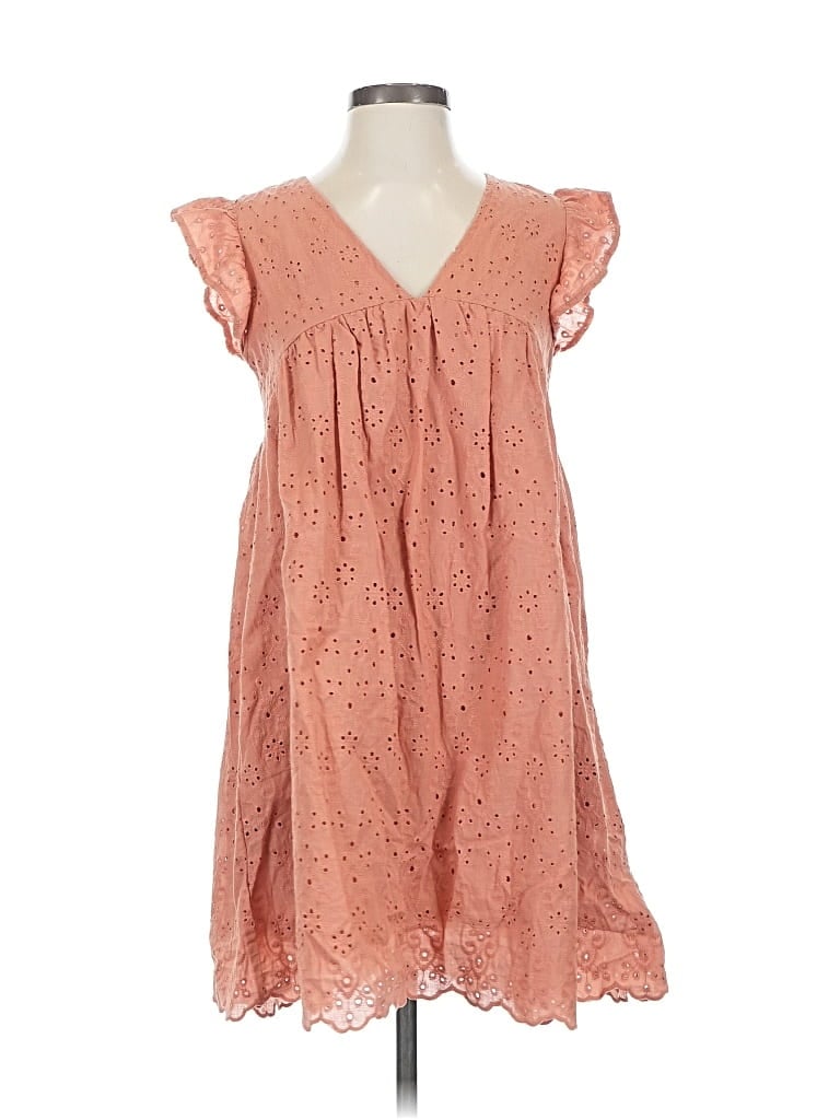 Pre-owned Blu Pepper Casual Dress In Pink