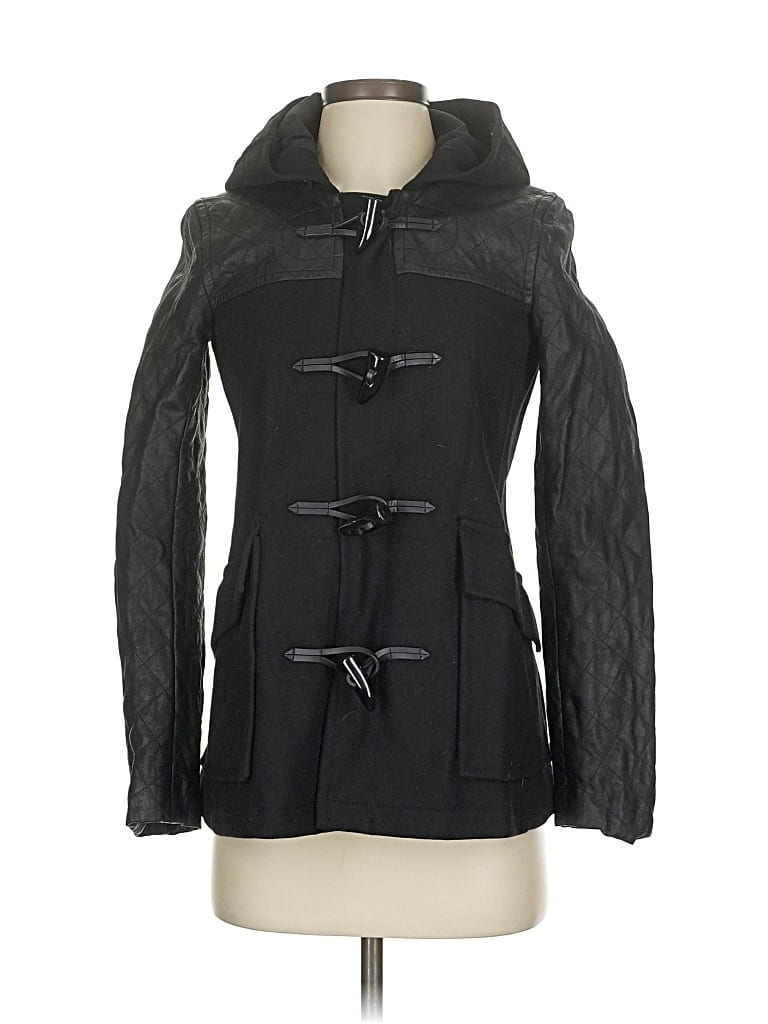 Pre-owned Theory Coat In Black