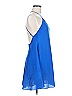 Naven 100% Polyester Solid Blue Casual Dress Size 6 - photo 4