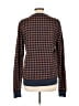 Guess 100% Cotton Houndstooth Blue Pullover Sweater Size L - photo 2