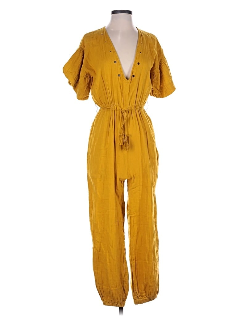 Pre-owned Ulla Johnson Jumpsuit In Yellow
