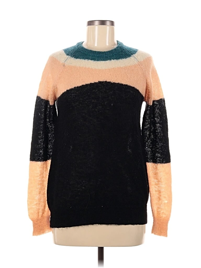 Pre-owned Cue Pullover Sweater In Black