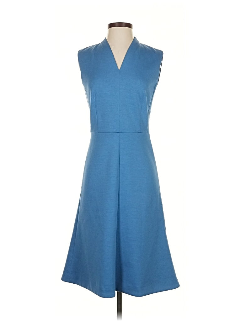 Pre-owned Ann Taylor Casual Dress In Blue