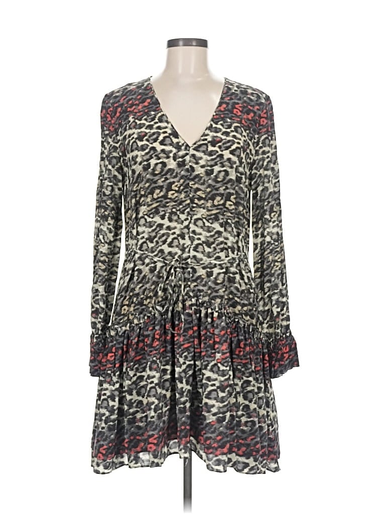 Pre-owned Allsaints Casual Dress In Gray